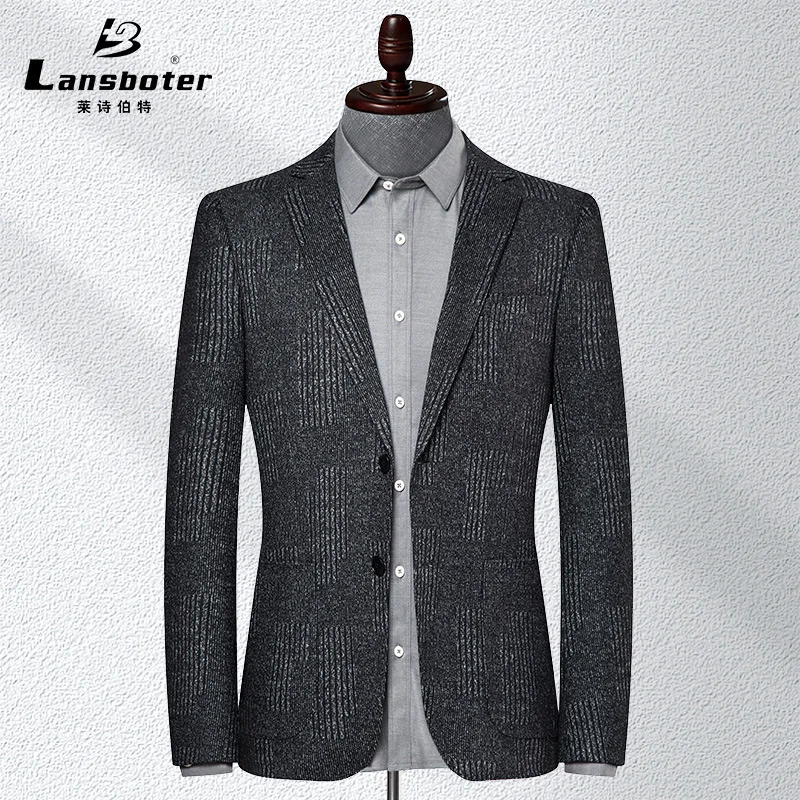 

New Arrival Fashion High Quality Men Plaid Suit Casual Coat Single Breasted Blazers Men Suits Plus Size M L XL 2XL 3XL 4XL