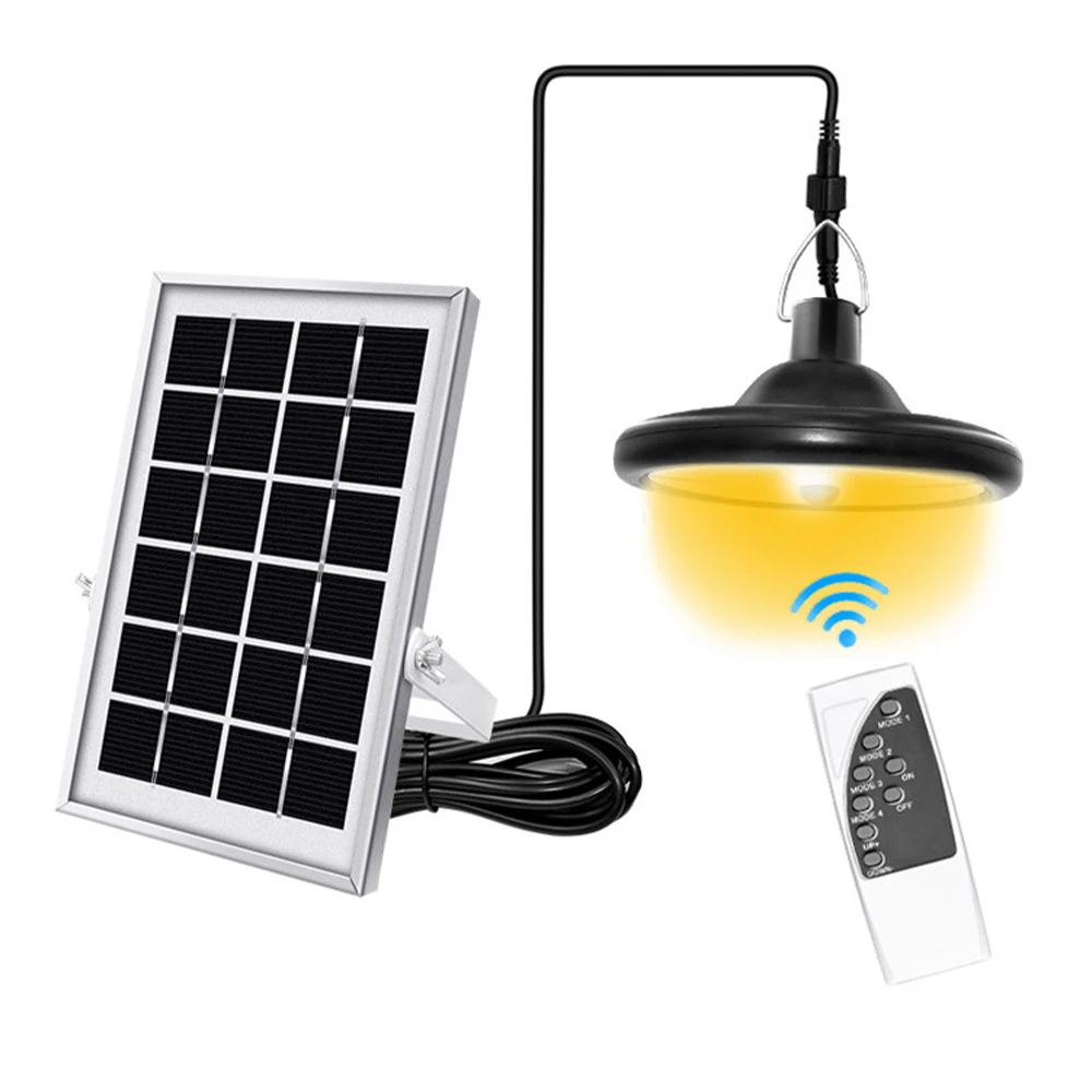 

Motion Sensor Solar Pendant Light Outdoor Solar Garden Street Camping Hanging Lamp IP65 Waterproof 4 Modes Lighting With Line 5M