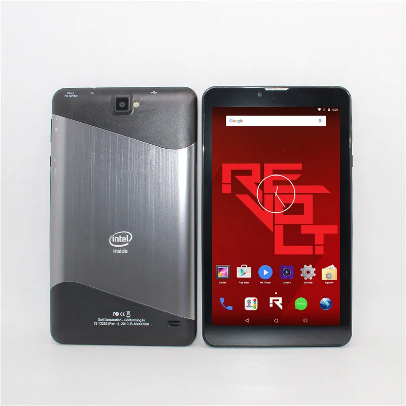 Планшетный ПК 7 дюймов с поддержкой Bluetooth, звонками 3G и процессором Intel Atom Sofia 3GR Quad Core на базе Android 5.1, 1+8 ГБ, 1024 х 600.