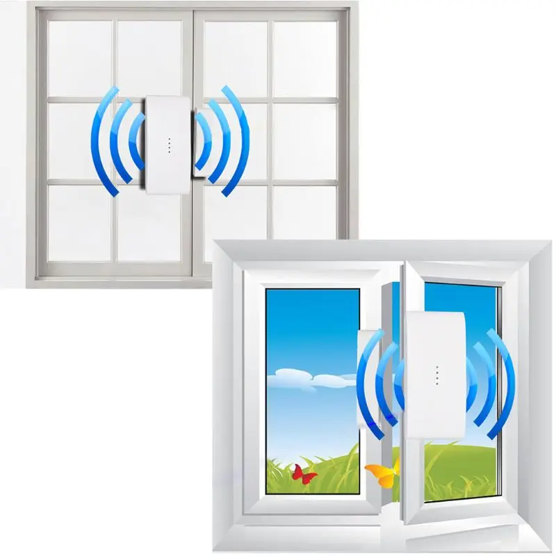 

433MHZ Wireless Window Door Sensor WiFi Magnetic Detector Home Alarm System 28GE