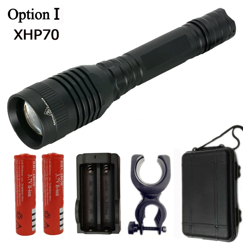 Option I Litwod Z20 XHP50 и XHP 70 масштабируемый светодиодный тактический фонарик для 18650 аккумуляторов алюминиевый самообороны linterna огни - Испускаемый цвет: Option I