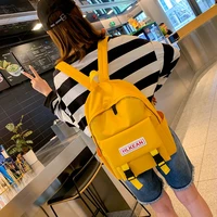 2020 korean harajuku women backpacks fashion solid bag high school student bag for teenage girl children backpacks travel bag