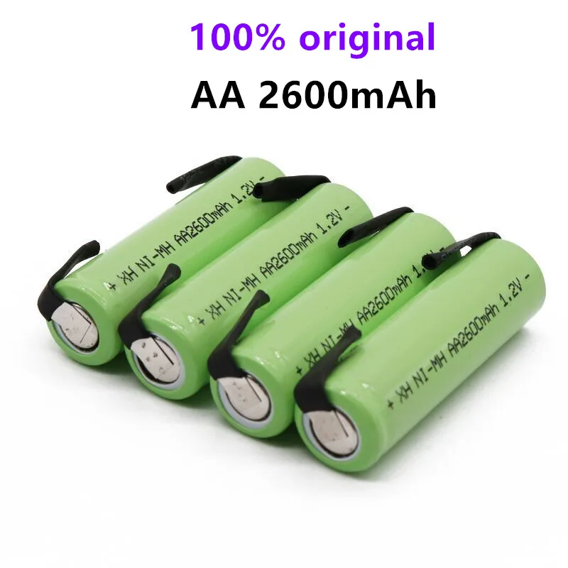 Перезаряжаемая батарея 1 2 в AA 2600 мАч никель-металлогидридная ячейка зеленая