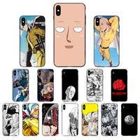 cartoon anime one punch man novelty phone case covers for iphone se2020 11 11pro 8 7 6 6s plus x xs max 5s 5 se xr pattern coque