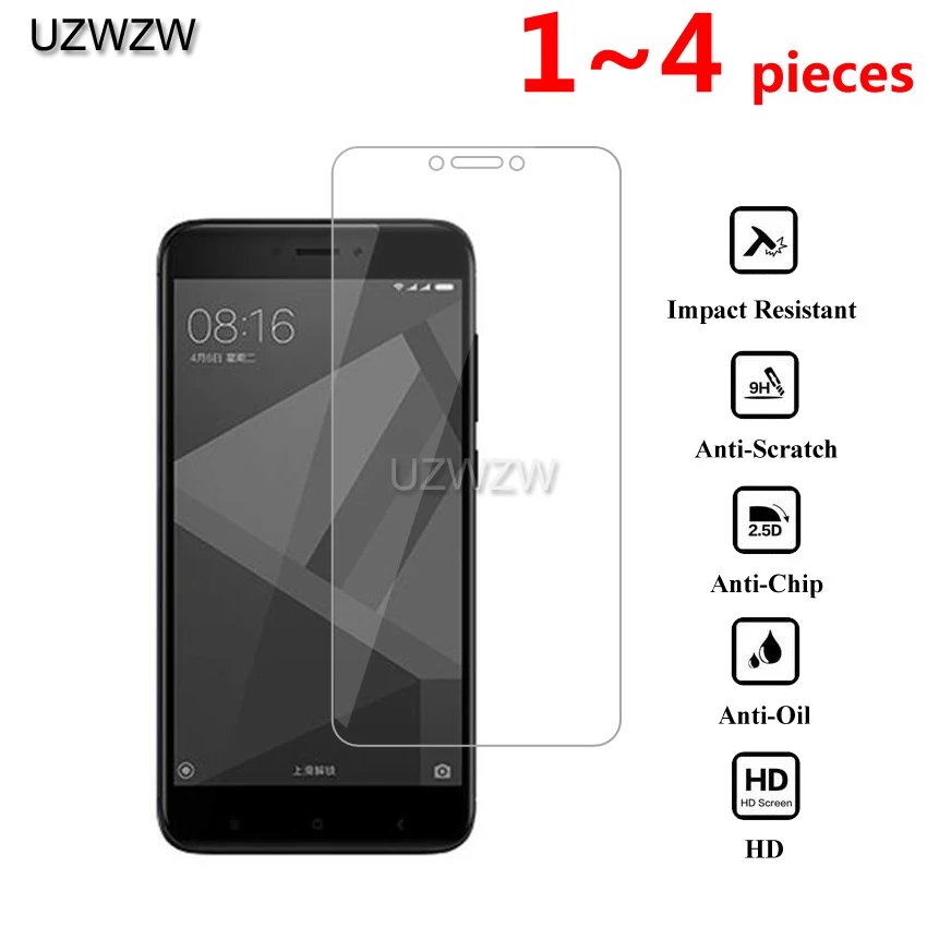 2.5D HD Tempered Glass For Xiaomi Redmi 4X Screen Protector Guard Film For Xiaomi Redmi 4X Tempered Glass