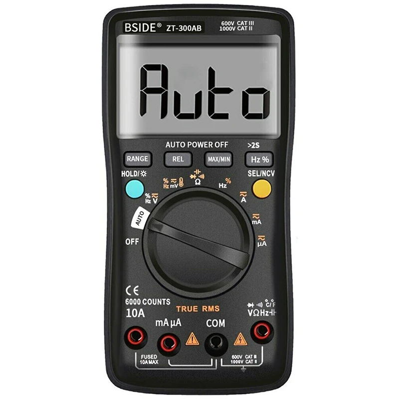 

BSIDE ZT-300AB Цифровой мультиметр Беспроводная технология Амперметр True RMS Авто Диапазон лигантное Аналоговый амперметр конденсатор с алюминиев...