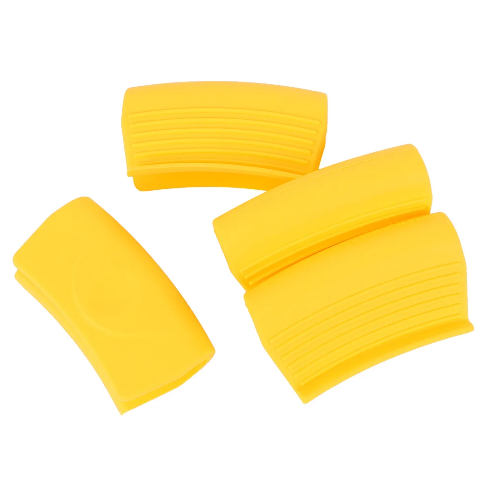 4 шт. силиконовые накладки на ручку кастрюли|Другие части для посуды| |