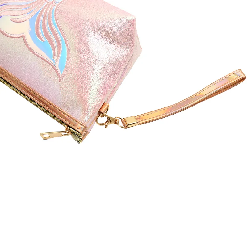 Косметички с лазерным корпусом русалки голографические дорожные сумки для