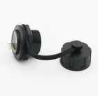 Водонепроницаемый разъем USB 2,0, IP68, Промышленный разъем M20 USB Type A (гнездо) на 5-контактный штекер, крепление на панель с водонепроницаемымпылезащитным колпачком