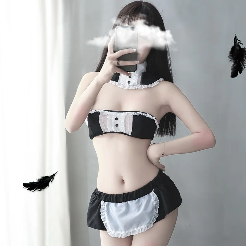 

Erotic Women Maidservant Cosplay Sexy Costume Porno French Maid Uniforms Skirt Japanese Hot Fetish Lingerie Role Play Sex Skirt