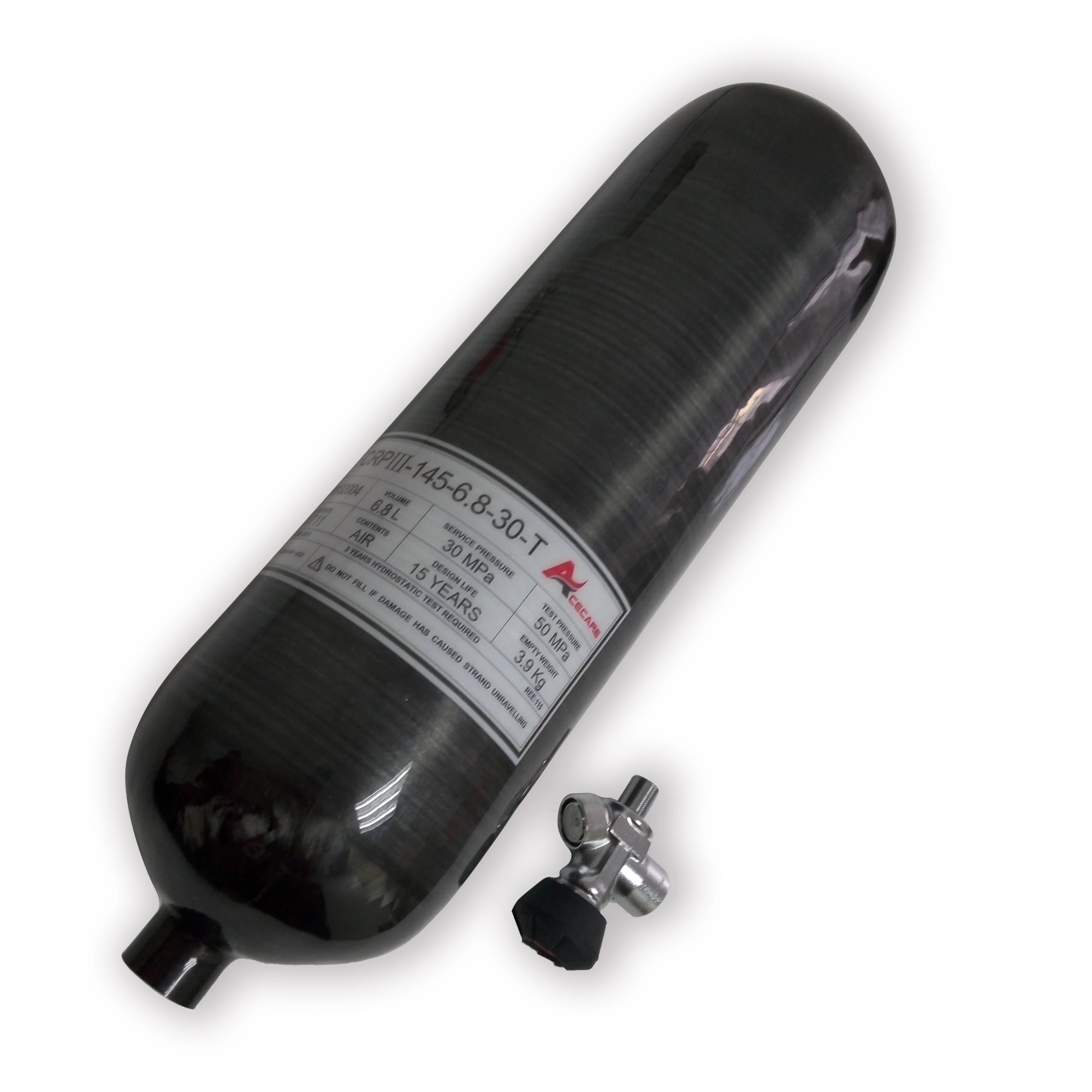 AC36831 6.8L мини-резервуар для подводного плавания с карбоном 4500Psi Pcp Airforce Condor Station