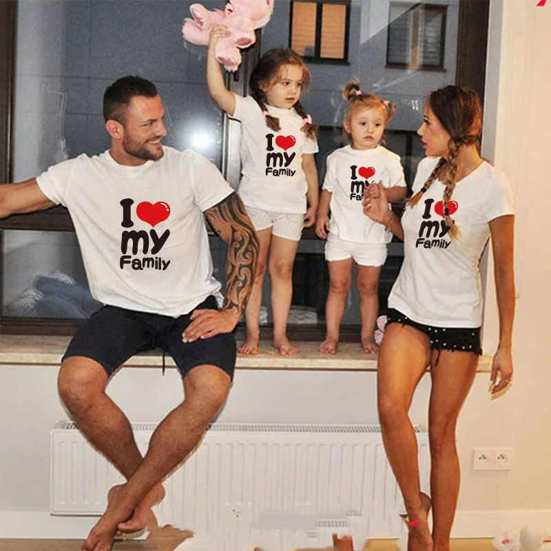 

Funny Father Mom and Son Family Matching Clothes Family Look Summer Tshirts Papa Mama Little Boy Kids Shirt Baby Bodysuits Tops