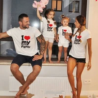 funny father mom and son family matching clothes family look summer tshirts papa mama little boy kids shirt baby bodysuits tops