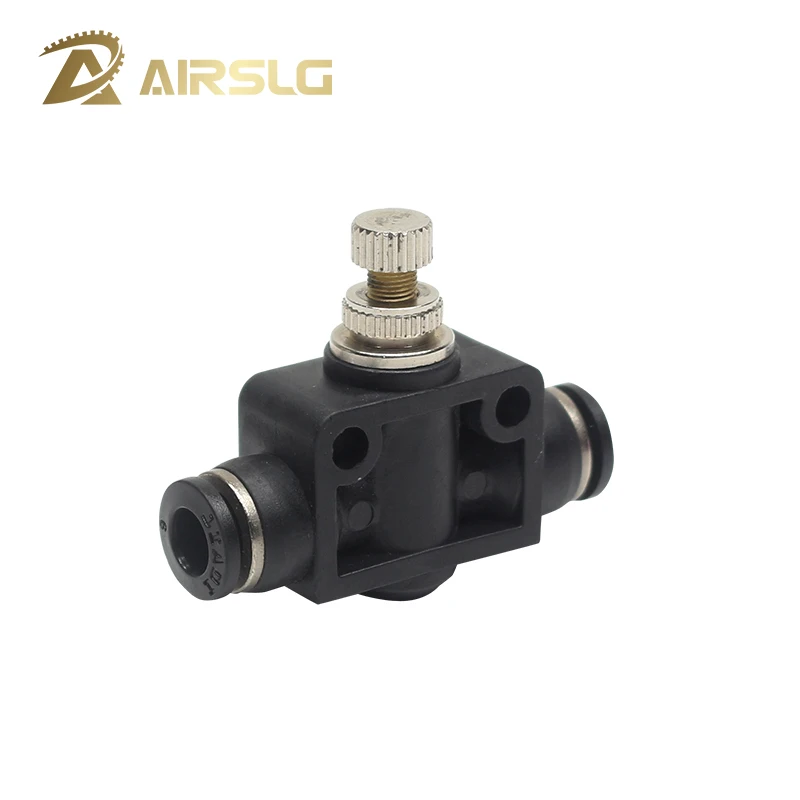 Пневматический Регулятор воздушного потока PSA4 SA6 8 10 12 мм OD шланг Труба поток газа