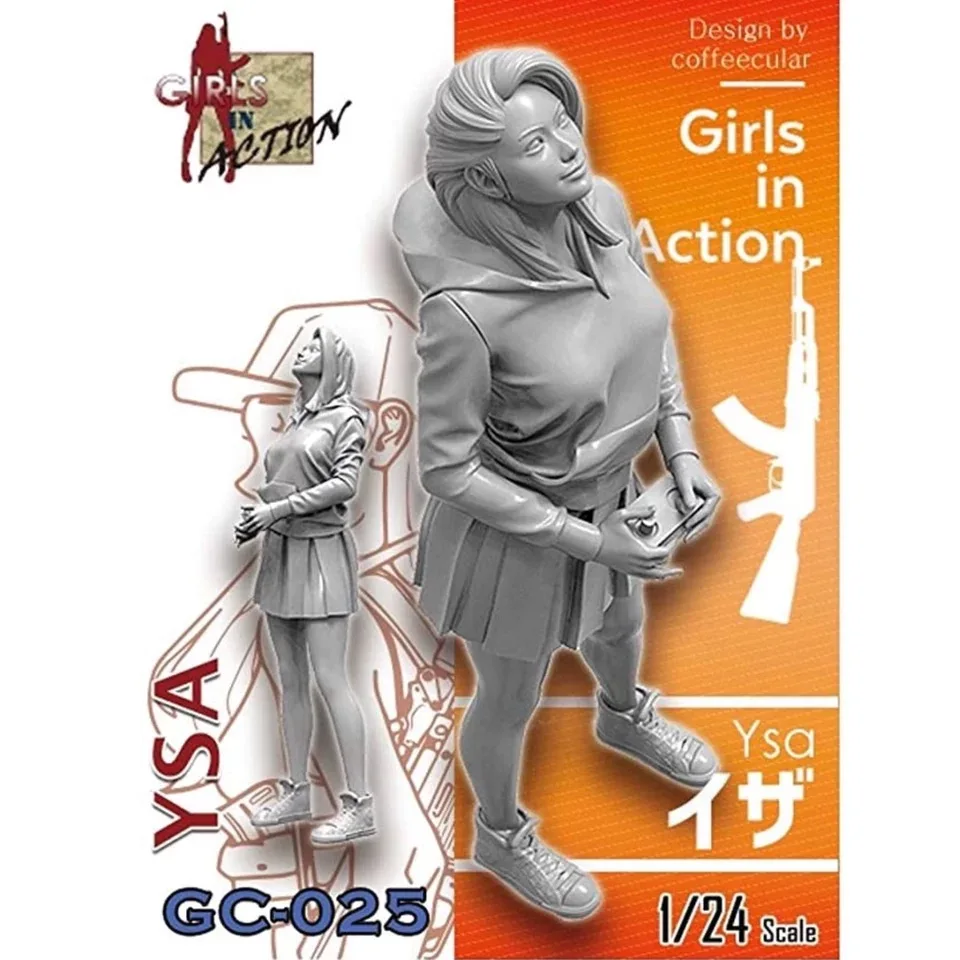 

1/24 фигурка модели из смолы GK, несобранный и Неокрашенный комплект