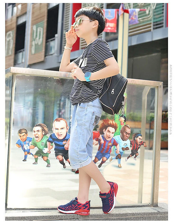 Brand Kids Sneakers Breathable Girls Running Shoes New Style Children's Shoes Air Cushion Basket Enfant Boys Sport Shoes