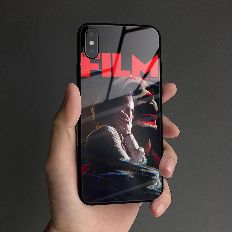 Пленка Joker Joaquin Phoenix мягкий силиконовый стеклянный чехол для телефона apple iPhone 6 6s 7 8 Plus X XR XS 11 PRO MAX - Цвет: iD 74