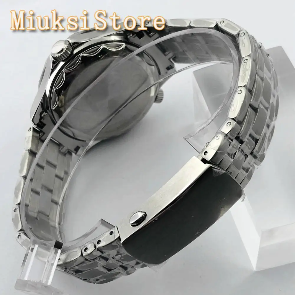 Часы мужские BLIGER с сапфировым стеклом керамический циферблат черный стерильный