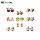 Женские серьги-гвоздики из акриловой смолы, 2021