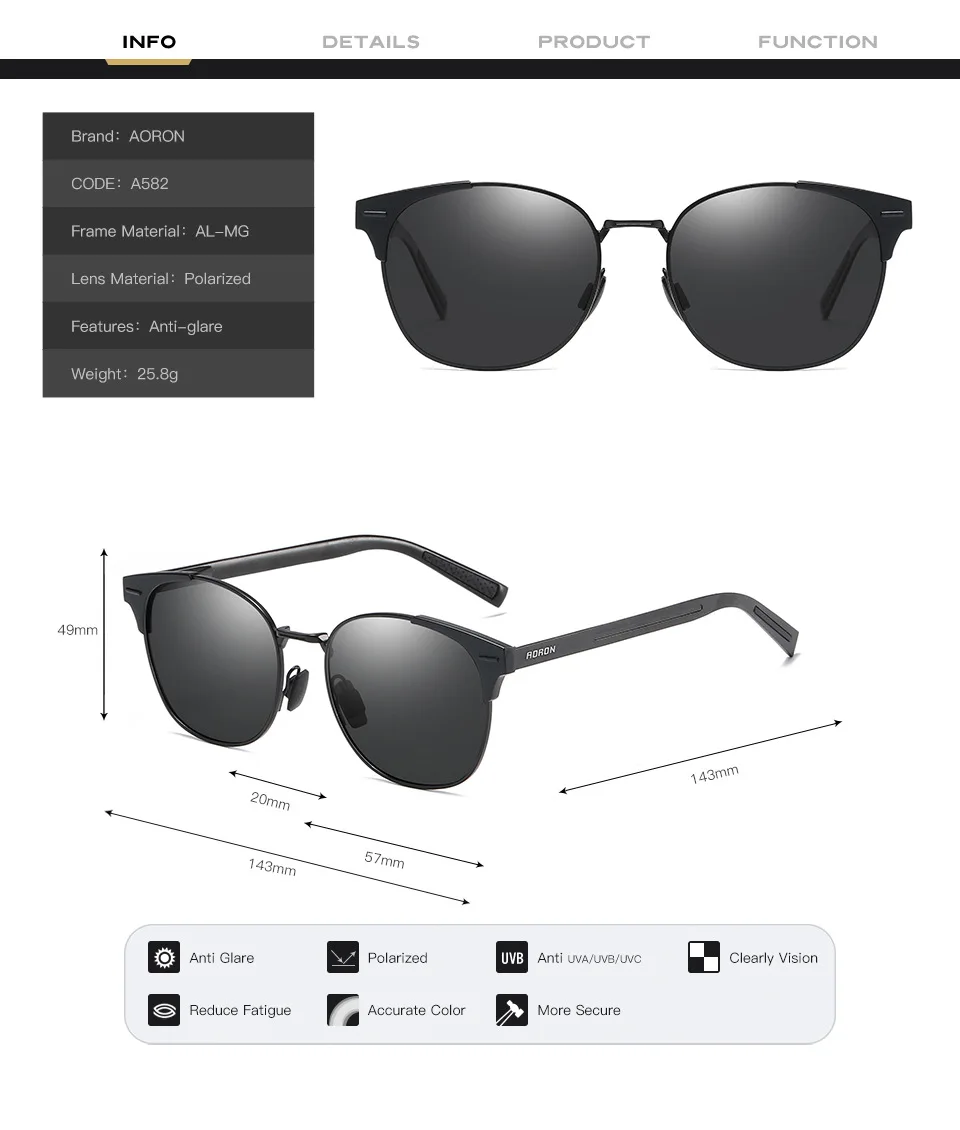 

Round Driver Sports Sun Glasses Polarized Mirror Sunglasses Custom Made Myopia Minus Prescription Lens Men Women -1 to -6
