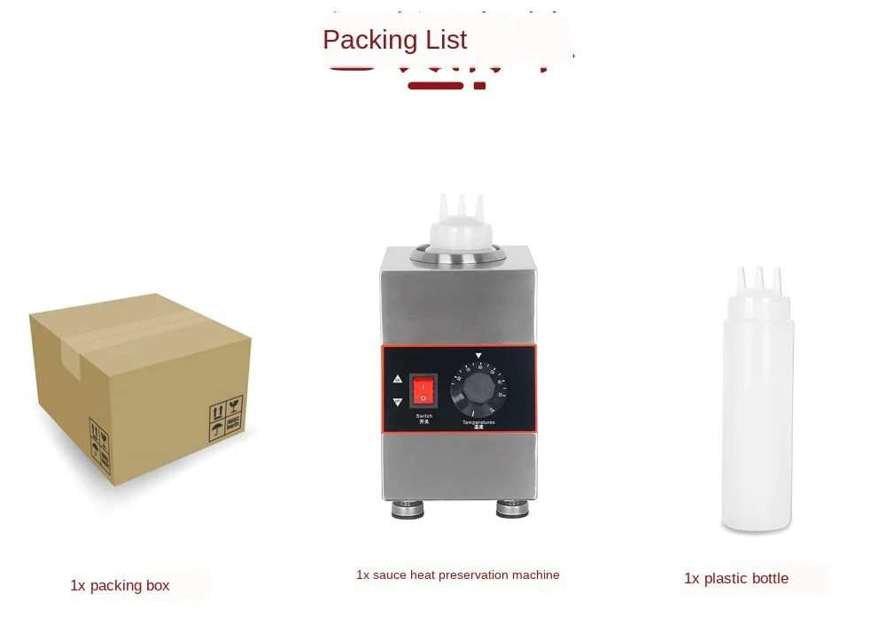 220 В коммерческий подогреватель шоколада соуса Электрический из нержавеющей