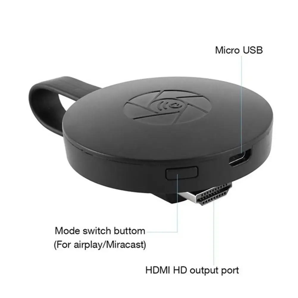 Kuulee 2-го поколения Mirascreen Цифровой HDMI медиа видео стример ТВ-карта Смарт ТВ HD ключ беспроводной WiFi дисплей ключ