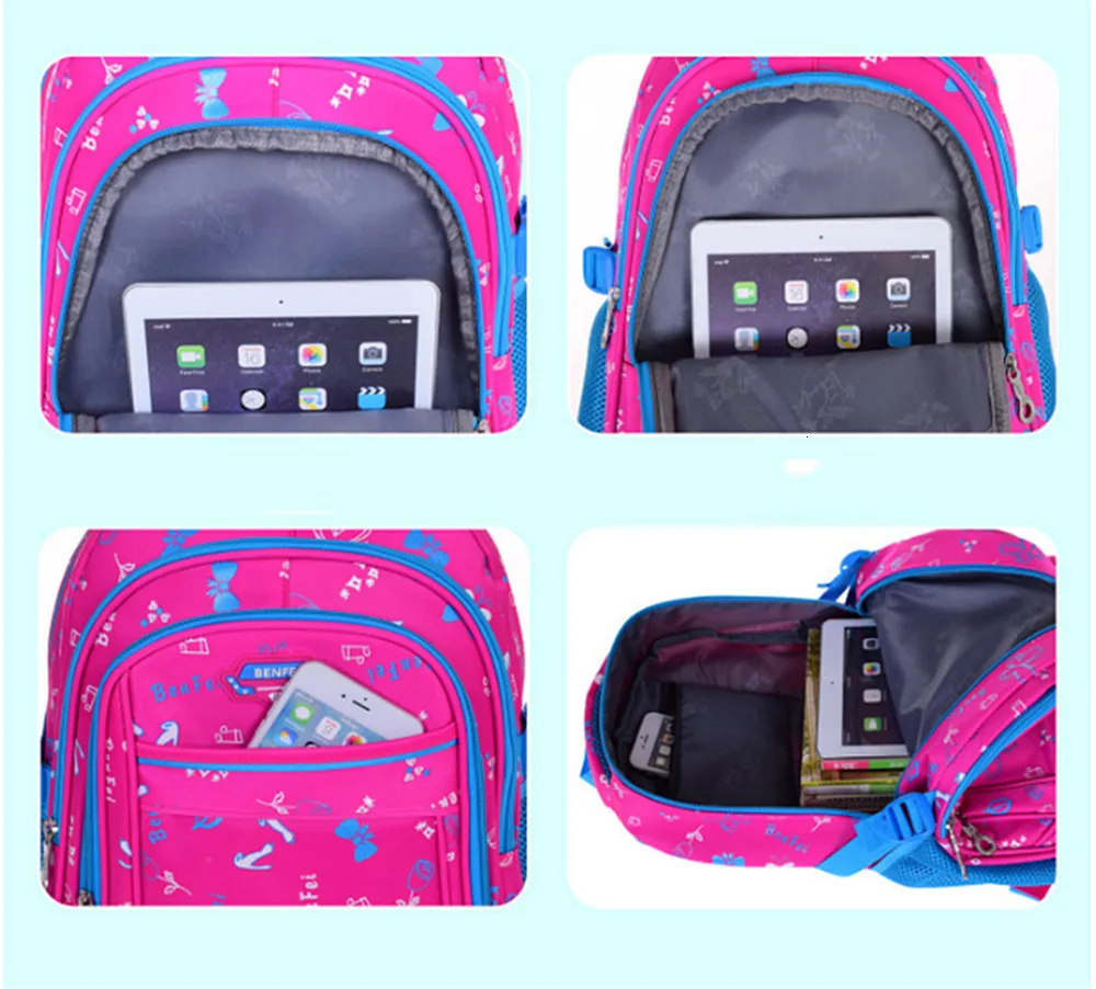 Waterproof Children School Bags for Girls Backpack Kids Book Bag Child Printing Backpacks Teenage Girls kids Satchel schoolbags