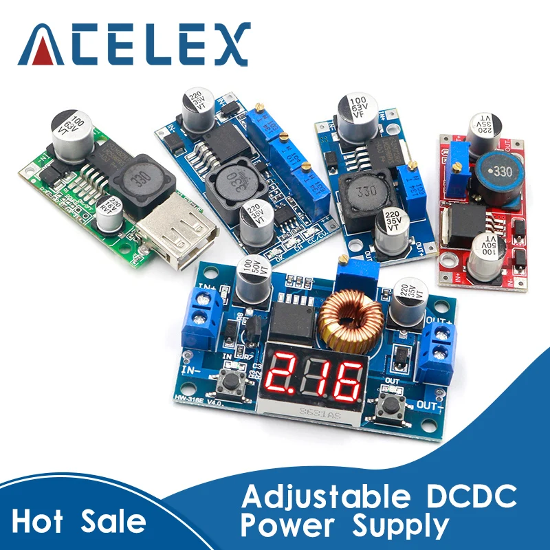 1 шт. высокое качество 3A Регулируемый DCDC LM2596 LM2596S вход 4V-35V Выход 23 V-30V dc-dc