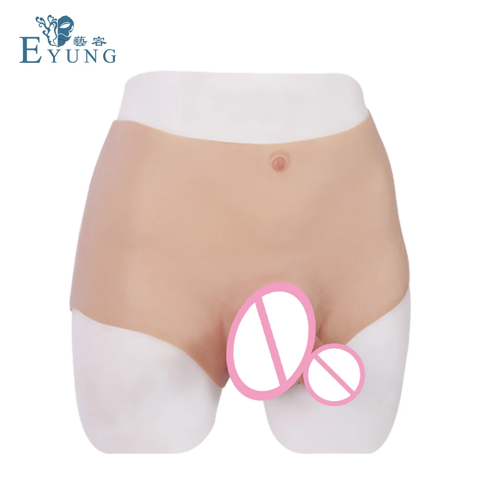 Eyung силиконовые трусы с фаллоимитатором пенисом реалистичный пенис ремешок на