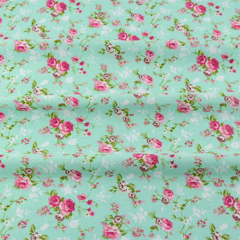 Booksew Half Meter Pink Little Flower 100% Cotton Fabric 50cmx160cm/piece Tissue Tecido Telas Tloth Quilting Patchwork Sewing|patchwork sewing|100%