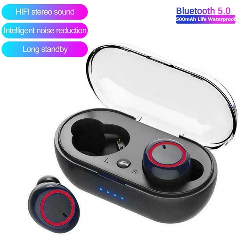 

Оригинальные беспроводные наушники Y50 TWS с сенсорным управлением, Bluetooth 5,0, спортивные наушники-вкладыши, музыкальная гарнитура для телефоно...