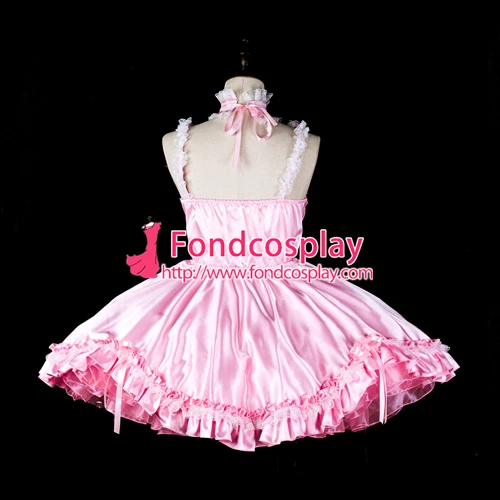 

pink satin dress cosplay costume Tailor-made[G2403]