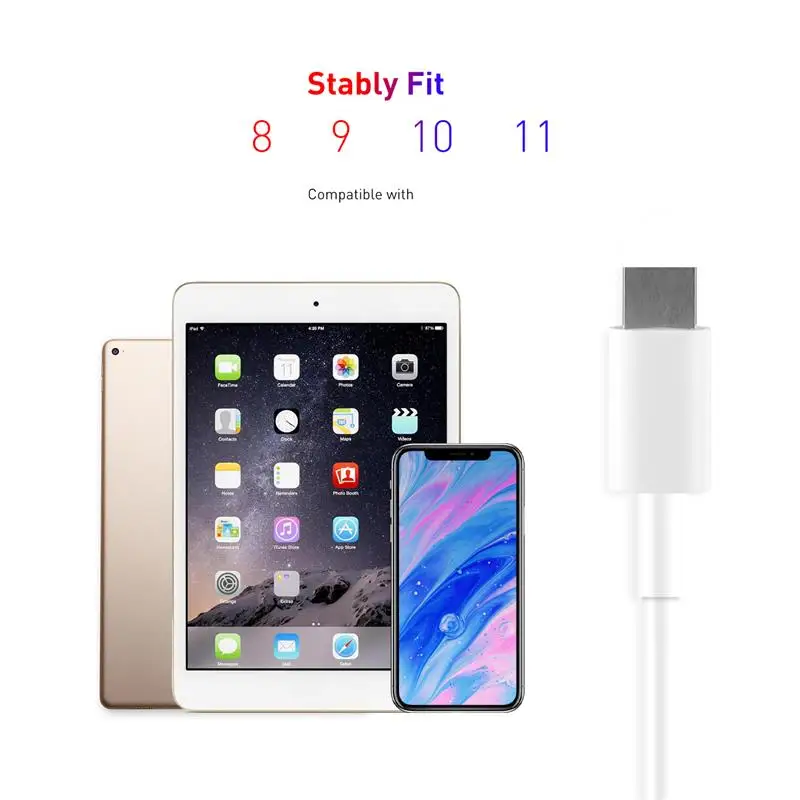 Кабель зарядный USB Type-c на Lightning 18 Вт для iPhone 8 X XS XR 11 Pro Max 8plus 11pro 2A | Мобильные