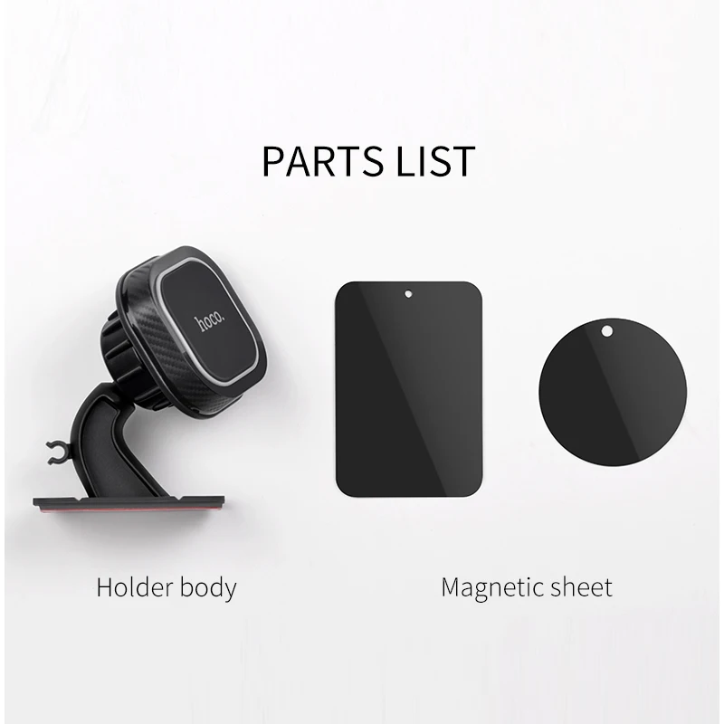 Универсальный автомобильный держатель для телефона HOCO магнитное крепление на