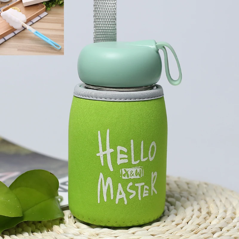 Портативные маленькие чашки термобутылка из нержавеющей стали 500 мл для