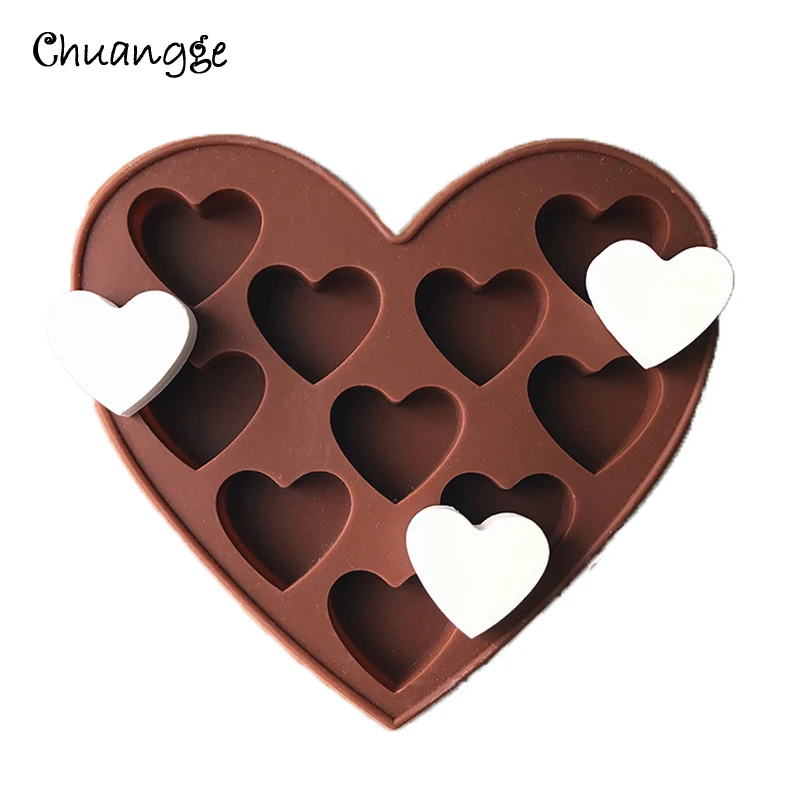 Силиконовая форма в форме сердца CHUANGGE гипсовая ручной работы для ароматерапии
