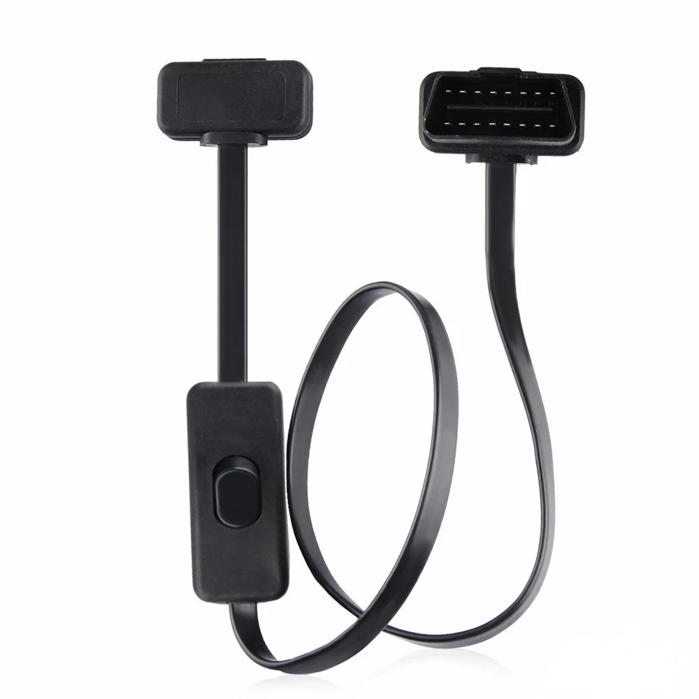 Кабель ELM327 к 16-контактному OBD2 разъему OBD 2 кабель 16-контактный гнездовой разъем II с