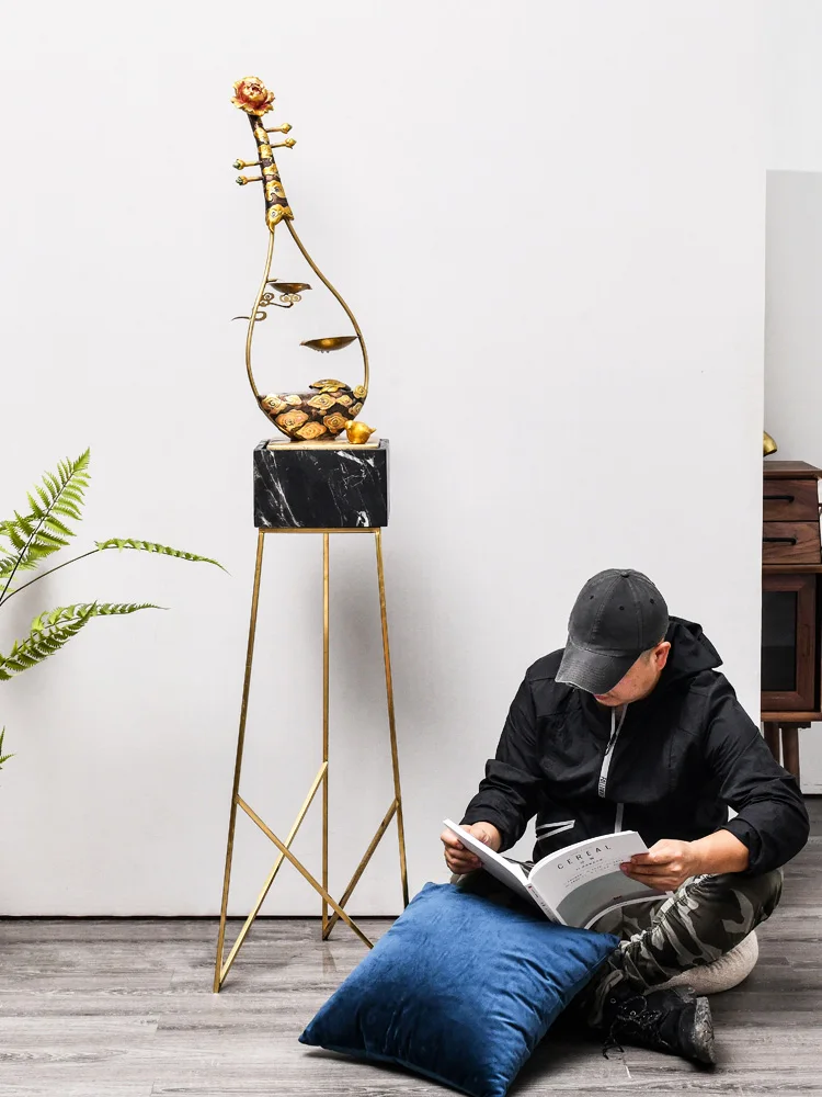 

TT Large Teepee Modern Light Luxury Decoration Club Living Room TV next to Water Creative Pipa Home Decoration