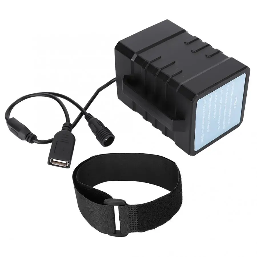 Водонепроницаемый чехол с внешним аккумулятором 18650 зарядка через USB 8 4 в