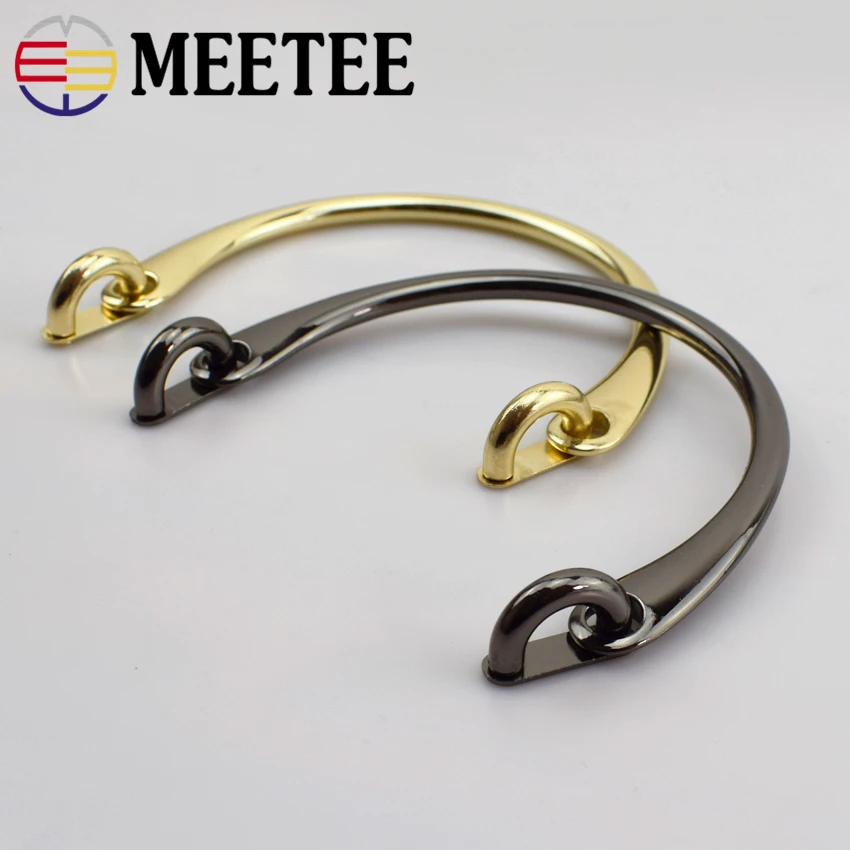 Meetee 2 шт. 11.5x8.5см металлическая сумка с ручками сменная ручка застежка клатч через
