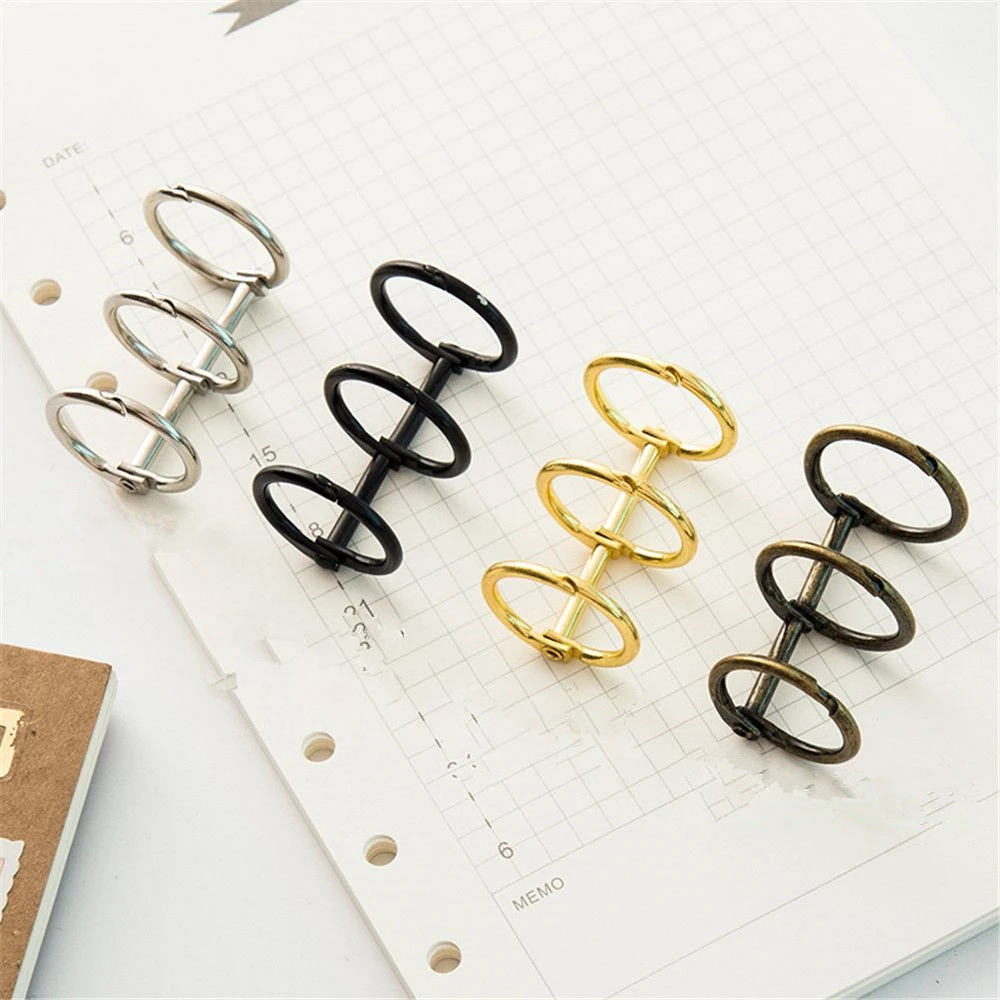 1 шт. креативный металлический отрывными листами книги связующее навесной кольца