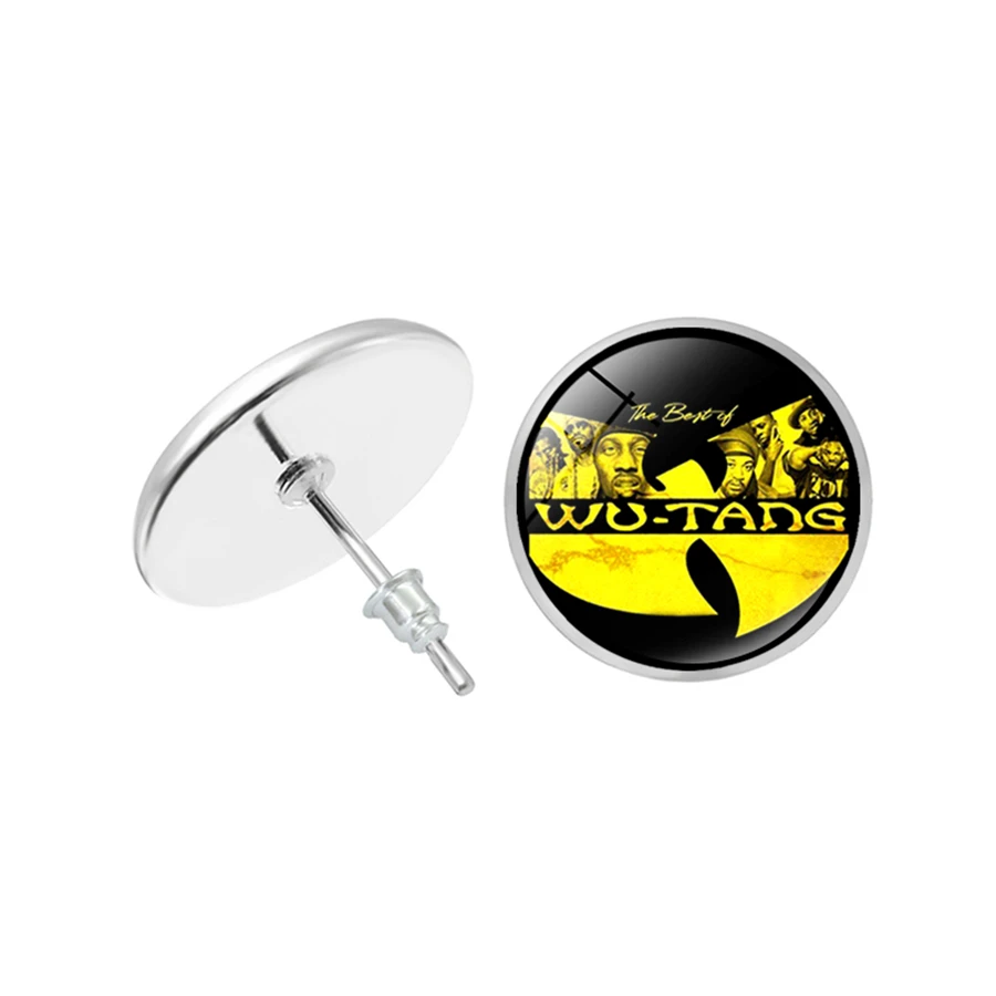 Серьги WU TANG CLAN Нью Йорк хип хоп рэп группа серьги гвоздики музыкальные фанаты рок
