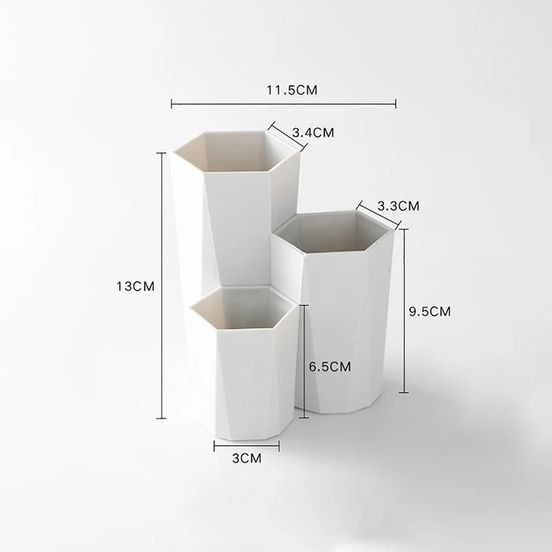 Косметических кистей для макияжа с ручкой в форме коробка хранения 3 решетки