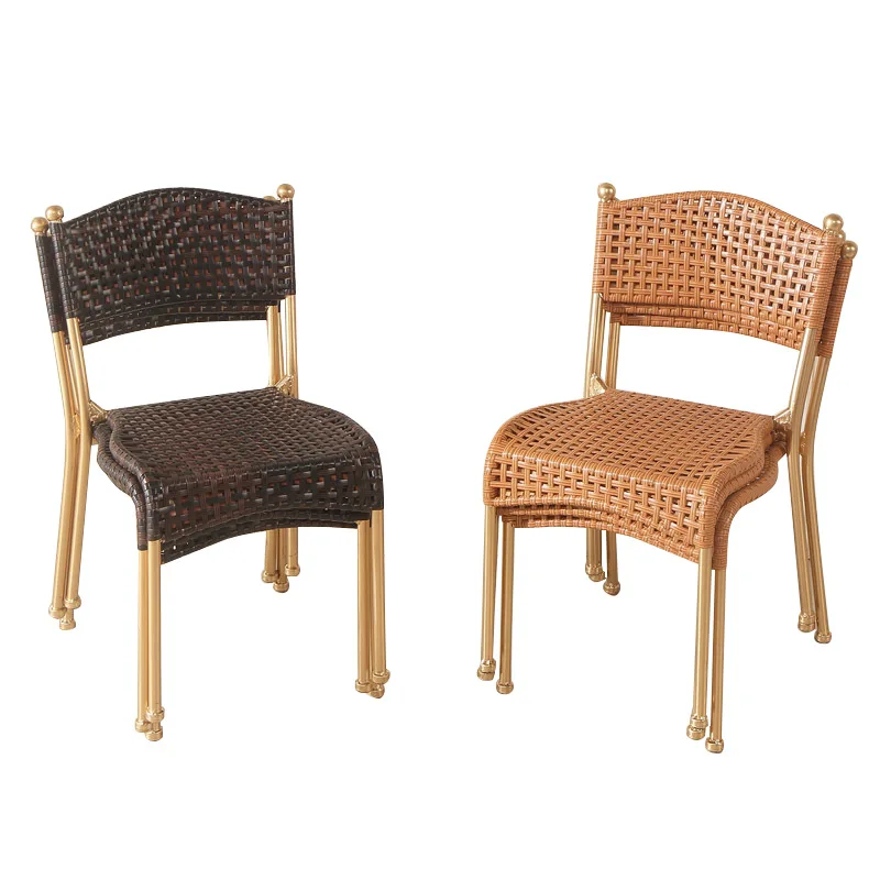 Стул из ротанга маленький стул может накладываться на домашнюю гостиную детский