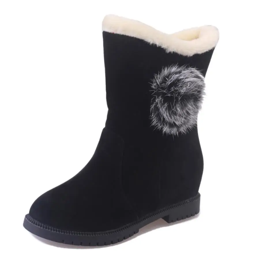 Женские ботинки на пуху зимние водонепроницаемые ботинки-мартинсы Теплые