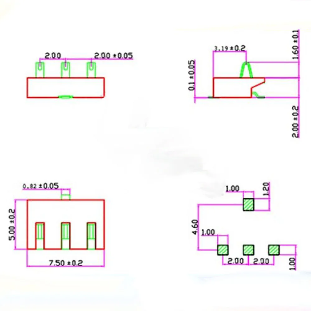 100 шт./лот 3P 2.0PH 3.6H 3Pin батарея Разъем Держатель 2 0 мм шаг|battery holder|holder battery10 battery holder |