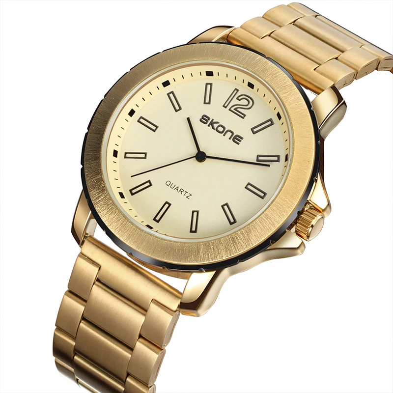 Часы наручные Skone Мужские кварцевые Классические повседневные модные с топом из