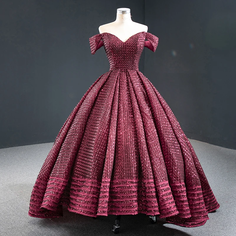 J67005 JANCEMBER  Red Evening Dresses 2020 Off The Shoulder Hot Selling Short Front Long Back Women платье на выпускной