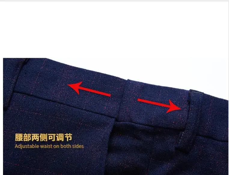 (Пиджак + жилет брюки) 2019 Высокое качество модные повседневные шерстяные мужские