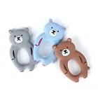 1 шт., силиконовый Прорезыватель для зубов в виде медведя